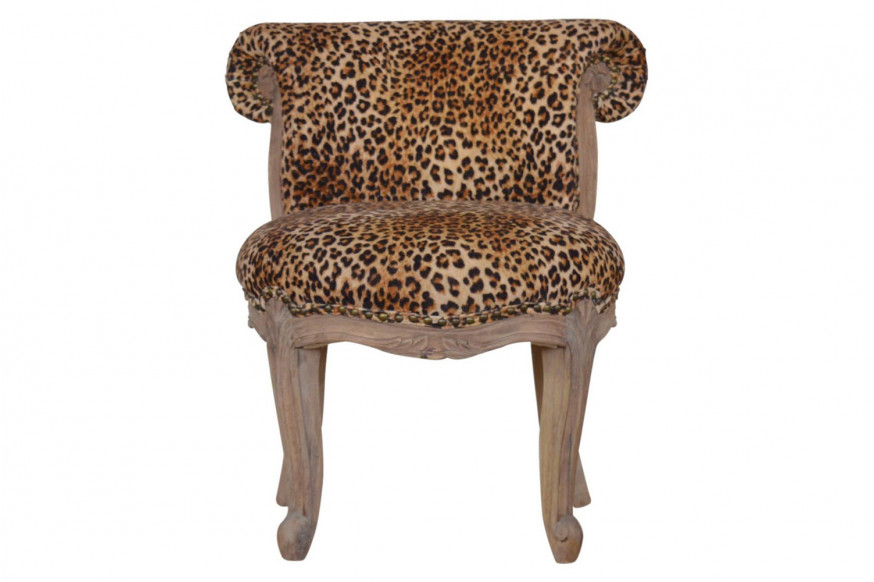 Artisan™ Studded Chair - Velvet, Leopard