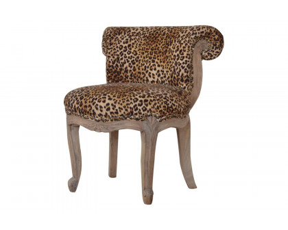 Artisan™ Studded Chair - Velvet, Leopard