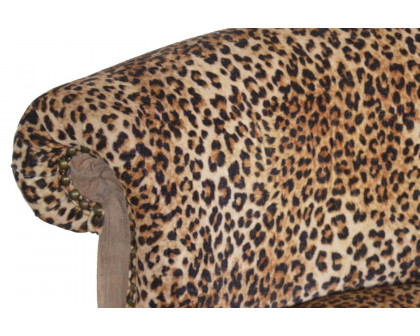 Artisan™ Studded Chair - Velvet, Leopard