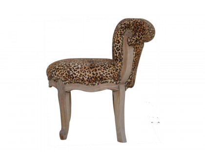 Artisan™ Studded Chair - Velvet, Leopard