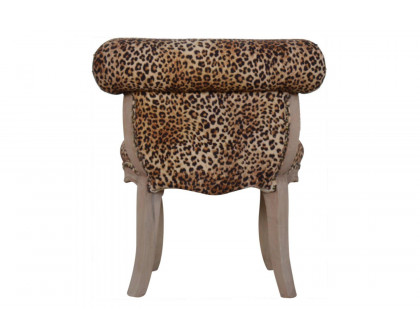 Artisan™ Studded Chair - Velvet, Leopard