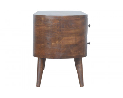 Artisan Rounded Entertainment Unit - Chestnut