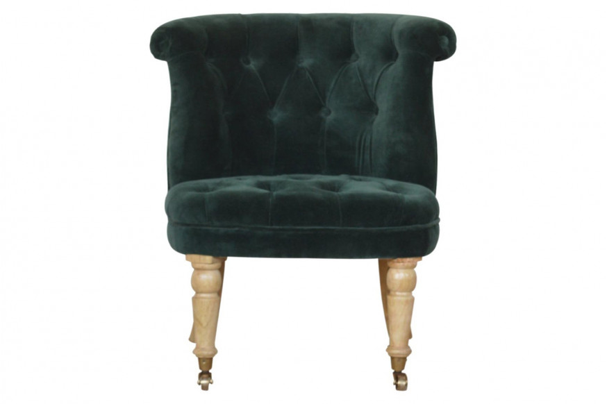 Artisan™ Accent Chair - Emerald Green, Velvet