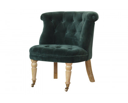 Artisan™ Accent Chair - Emerald Green, Velvet