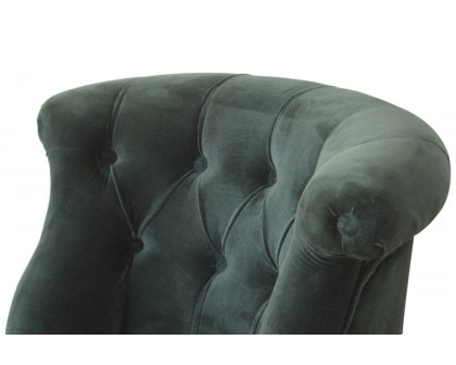 Artisan™ Accent Chair - Emerald Green, Velvet