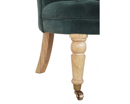 Artisan™ Accent Chair - Emerald Green, Velvet