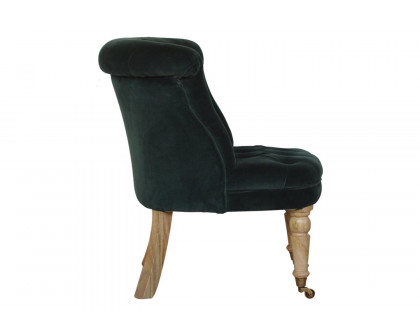 Artisan™ Accent Chair - Emerald Green, Velvet