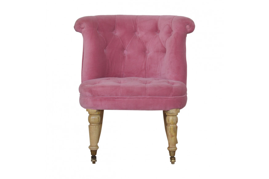 Artisan™ Accent Chair - Pink, Velvet