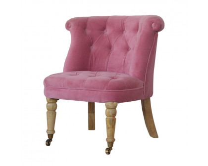 Artisan™ Accent Chair - Pink, Velvet