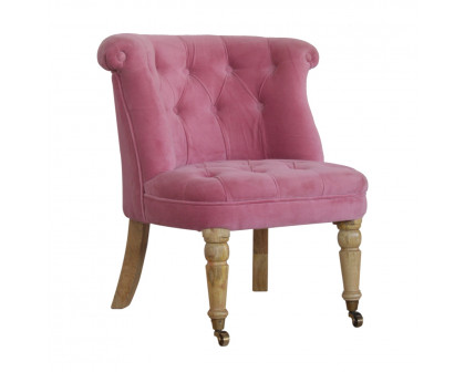 Artisan™ Accent Chair - Pink, Velvet