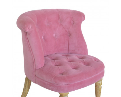 Artisan™ Accent Chair - Pink, Velvet