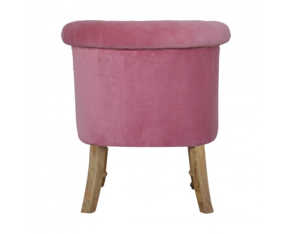 Artisan™ Accent Chair - Pink, Velvet