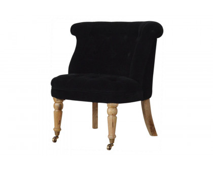 Artisan™ Accent Chair - Black, Velvet