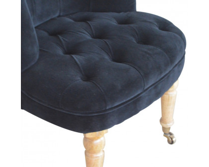 Artisan™ Accent Chair - Black, Velvet