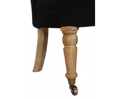 Artisan™ Accent Chair - Black, Velvet