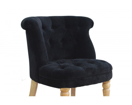 Artisan™ Accent Chair - Black, Velvet