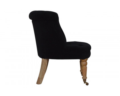 Artisan™ Accent Chair - Black, Velvet