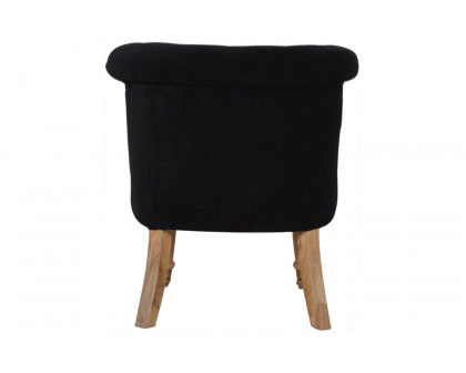 Artisan™ Accent Chair - Black, Velvet