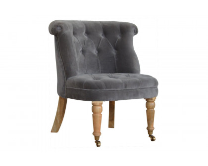 Artisan™ Accent Chair - Gray, Velvet