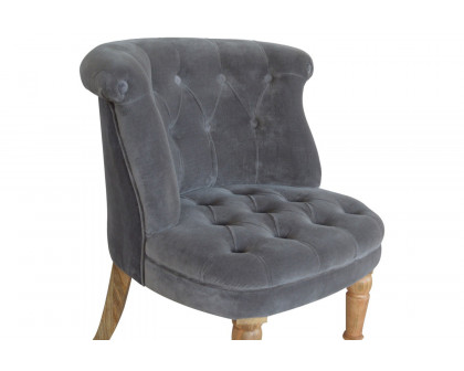 Artisan™ Accent Chair - Gray, Velvet