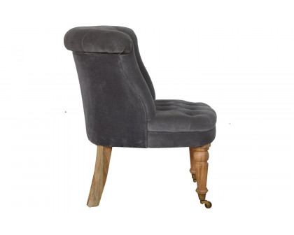 Artisan™ Accent Chair - Gray, Velvet