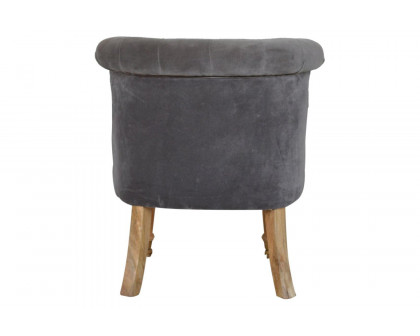 Artisan™ Accent Chair - Gray, Velvet