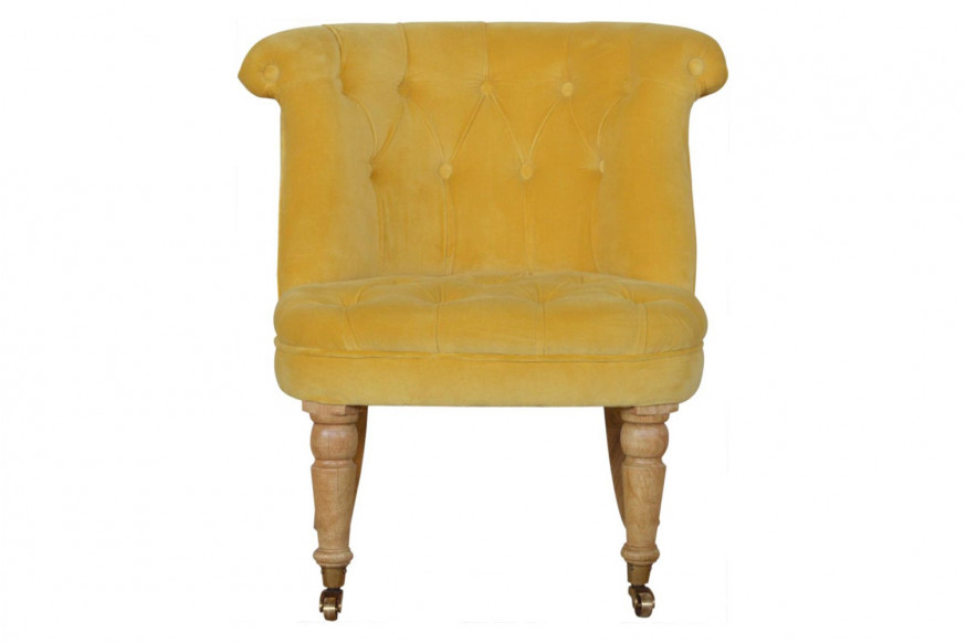 Artisan™ Accent Chair - Mustard, Velvet