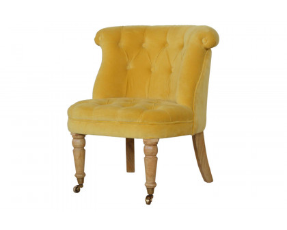 Artisan™ Accent Chair - Mustard, Velvet