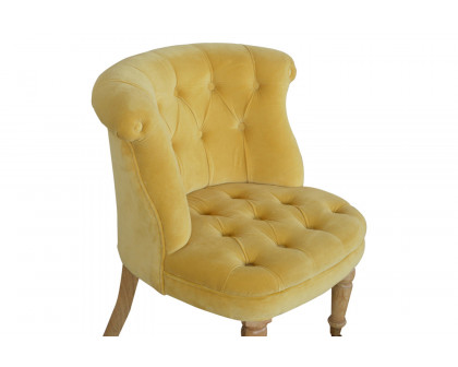 Artisan™ Accent Chair - Mustard, Velvet