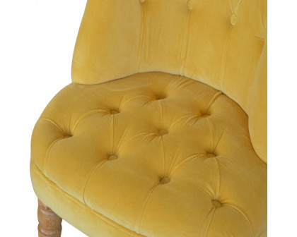 Artisan™ Accent Chair - Mustard, Velvet