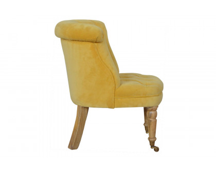 Artisan™ Accent Chair - Mustard, Velvet