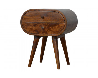 Artisan Circular Bedside - Chestnut