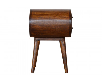 Artisan Circular Bedside - Chestnut