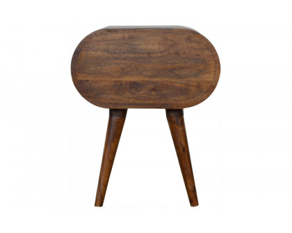 Artisan Circular Bedside - Chestnut