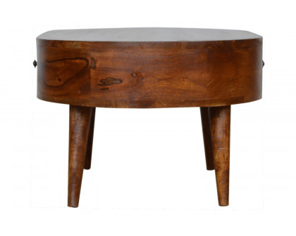 Artisan - Rounded Coffee Table in Chestnut