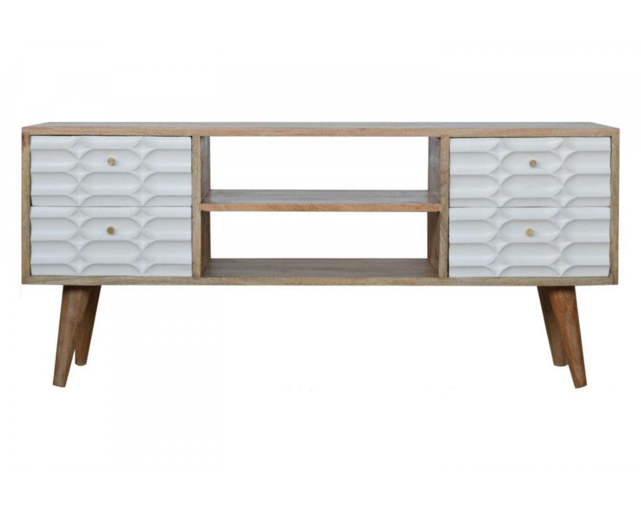 Artisan - Capsule Entertainment Unit in White