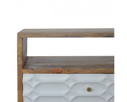 Artisan - Capsule Nightstand with Open Slot