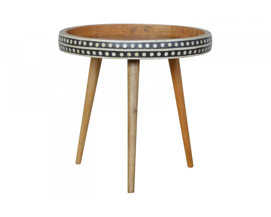 Artisan - Patterned Nordic Style End Table