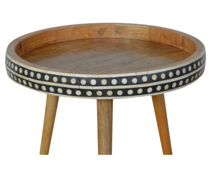 Artisan - Patterned Nordic Style End Table