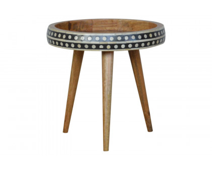 Artisan - Patterned Nordic Style End Table