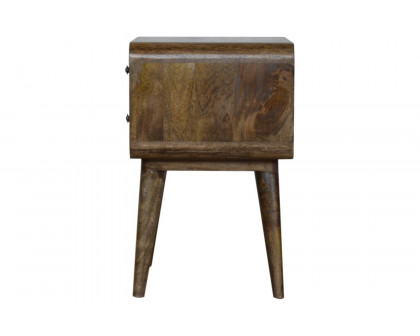 Artisan Curved Bedside - Classic Gray Washed