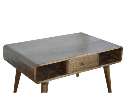 Artisan Curved Coffee Table - Gray Washed