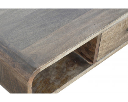 Artisan Curved Coffee Table - Gray Washed