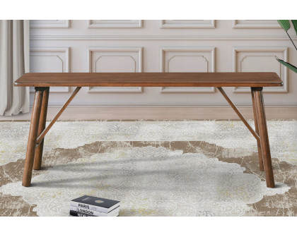 Ashcroft Molly Bench - Walnut