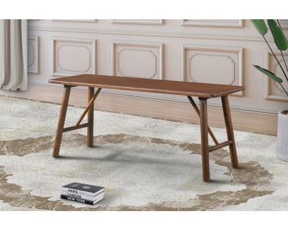 Ashcroft Molly Bench - Walnut