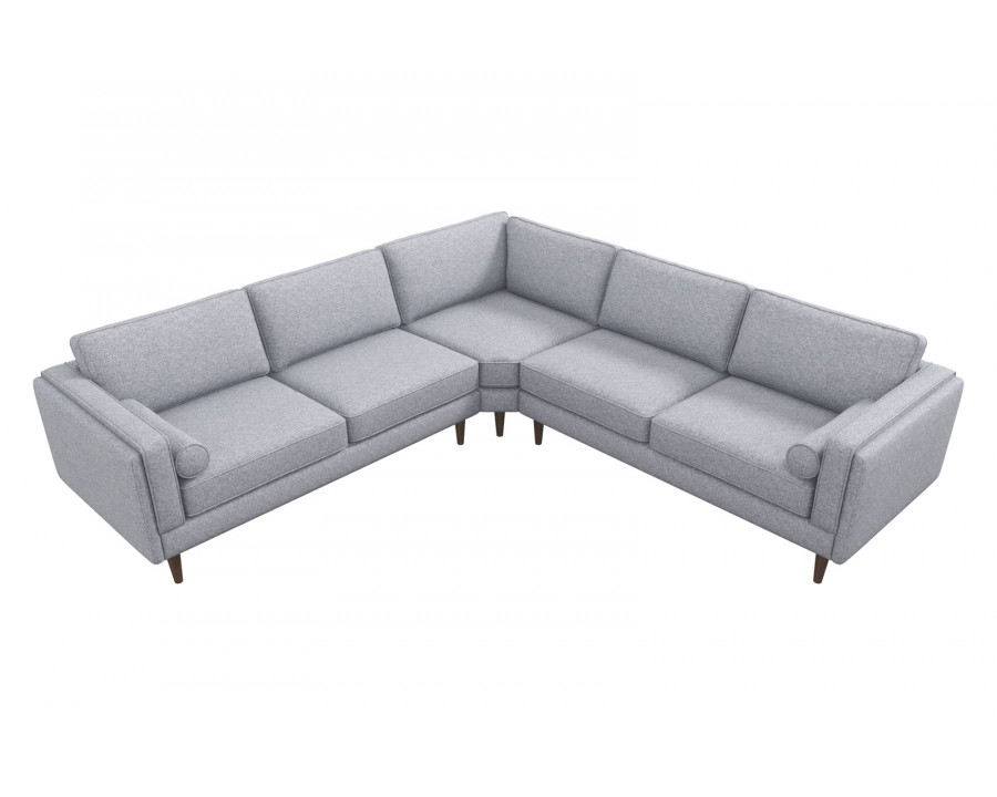 Ashcroft Amber Corner Sectional Sofa - Light Gray