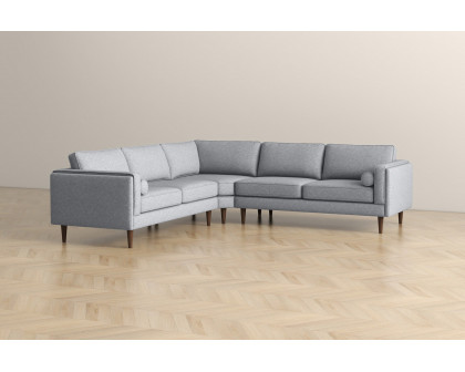 Ashcroft Amber Corner Sectional Sofa - Light Gray