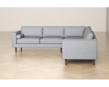 Ashcroft Amber Corner Sectional Sofa - Light Gray