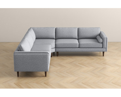 Ashcroft Amber Corner Sectional Sofa - Light Gray