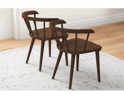 Ashcroft - Kingsley Dining Chair (Set Of 2) in Brown